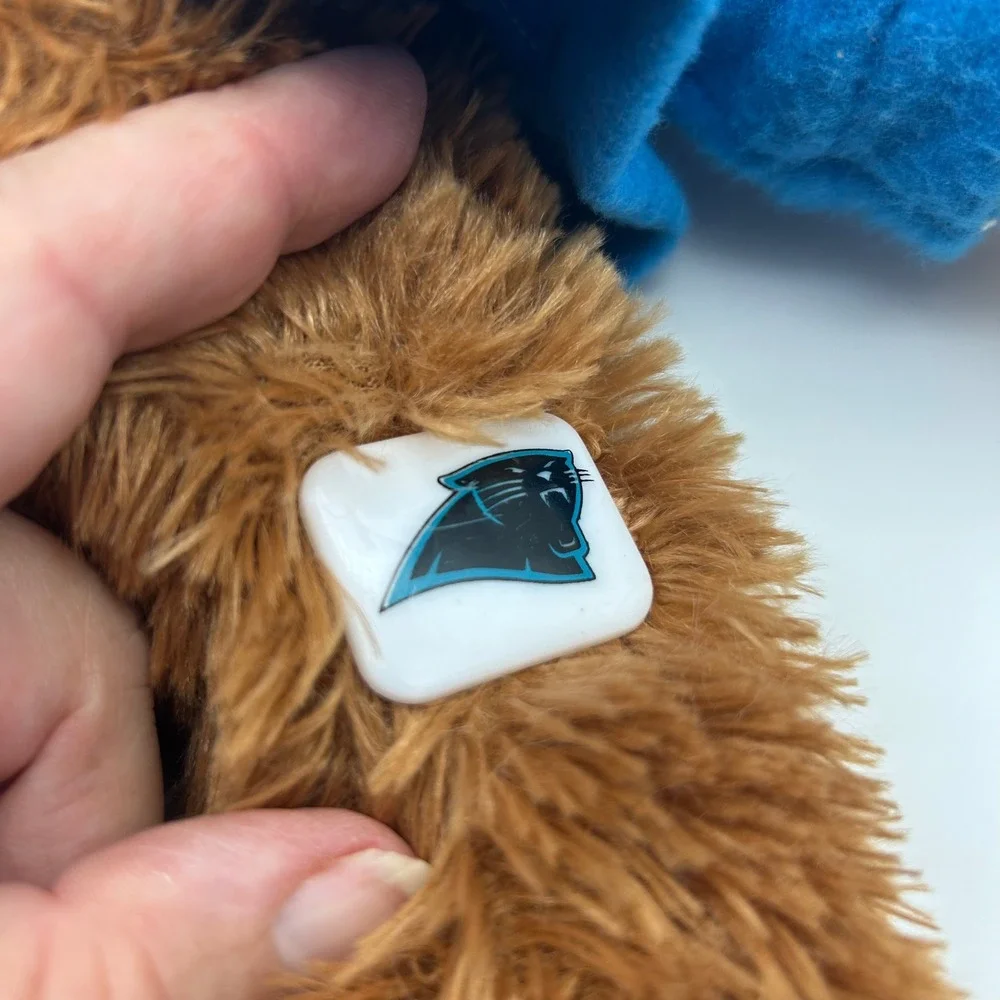 Carolina‎ Panthers Teddy Bear Plush Blue Hoodie XXL Logo Stuffed Animal Kids Toy